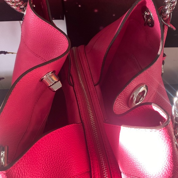 Pink Coach Edie Shoulder Bag - Picture 6 of 15